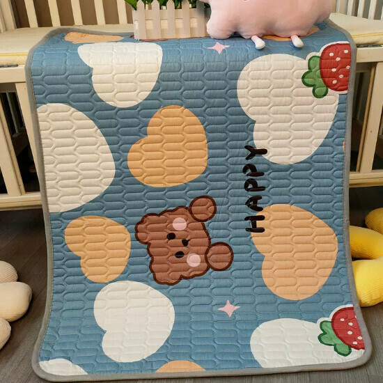 Popular baby diaper pad [Pistachio [Pure cotton five layers] size [60x80cm]