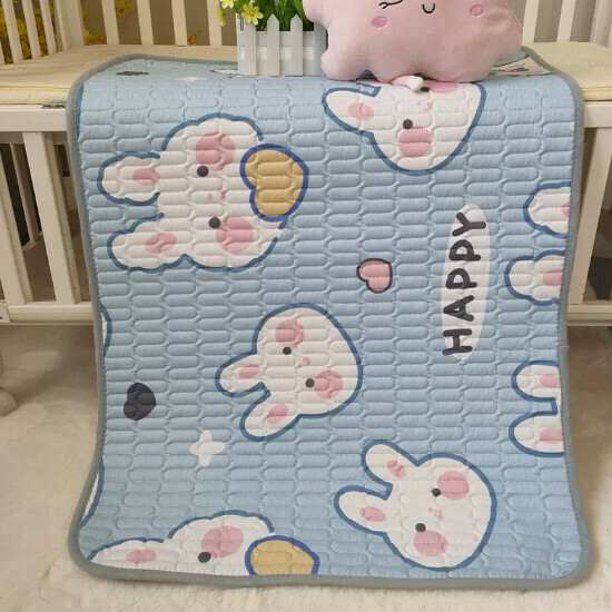 Popular baby diaper pad [Shy Bunny] size [100x150cm]