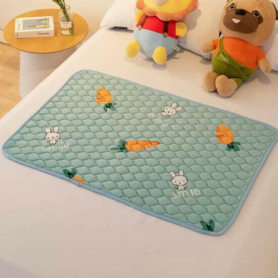 Popular baby diaper pad [Carrot Rabbit] size [60x80cm]