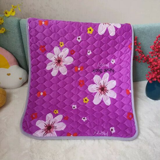 Popular baby diaper pad [Purple Peach Blossom] Size [50x70cm]