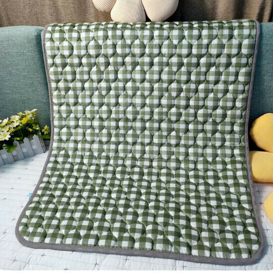 Popular baby diaper pad [green plaid] size [34x45cm]