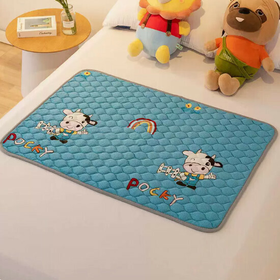 Popular baby diaper pad [Rainbow Cow] size [50x70cm]