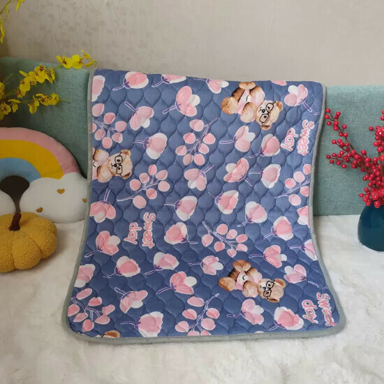 Popular baby diaper pad [Bear Plum Blossom] size [50x70cm]
