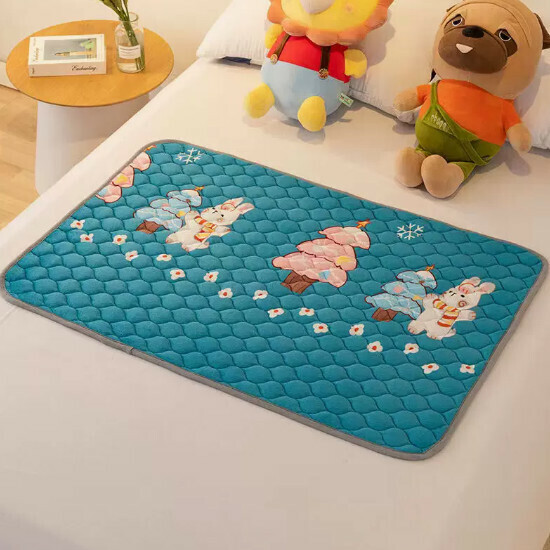 Popular baby diaper pad [Christmas green] size [60x80cm]