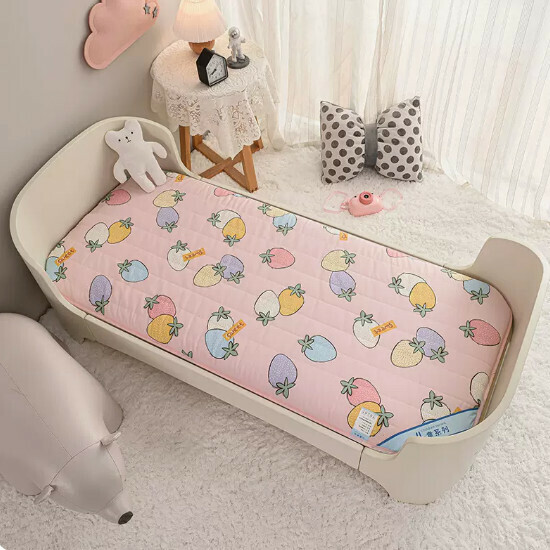 Popular crib mattress [Pink Strawberry [All-in-one]] Size [90*200CM]
