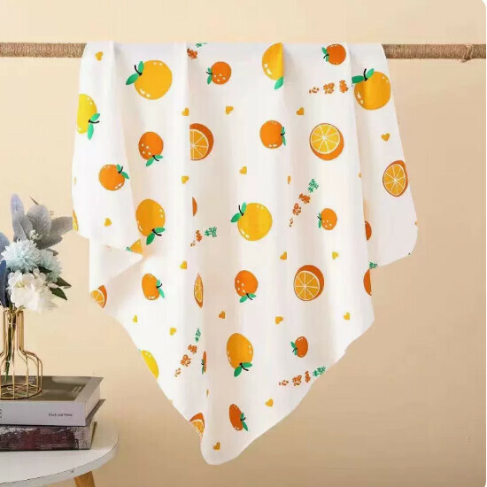Popular baby quilt [Xinxiangshi Orange] size [85x85cm]