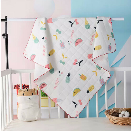 Popular baby delivery room swab [Fruit Party] size [85x85cm]