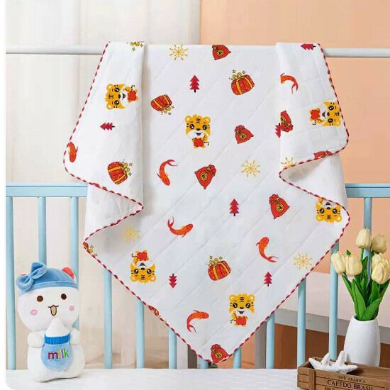 Popular baby delivery room swab [Koi Tiger] size [85x85cm]