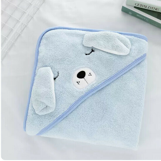 Popular baby quilt [blue puppy] size [80x80cm]