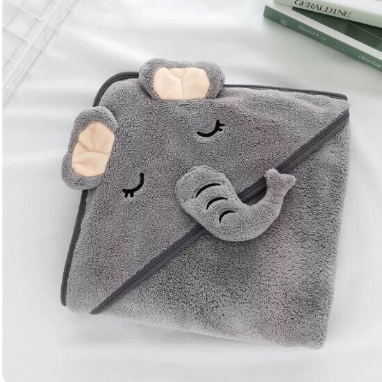 Popular baby quilt [gray elephant] size [80x80cm]