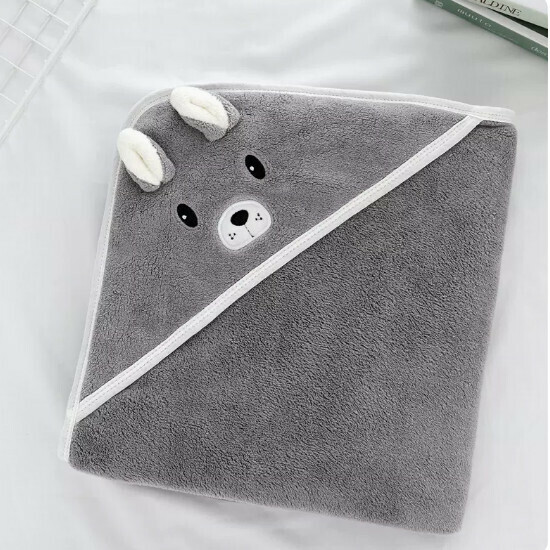 Popular baby quilt [gray puppy] size [80x80cm]