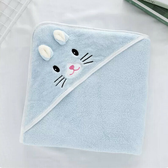 Popular baby quilt [blue cat] size [105x105cm]