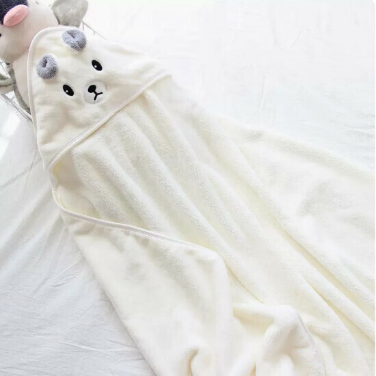 Popular baby quilt [Grey-eared Bear] size [105x105cm]