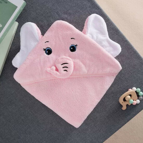 Popular baby quilt [pink elephant] size [105x105cm]