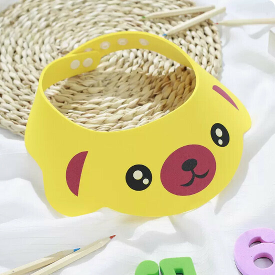 Popular baby shampoo cap [Bear Shower Cap-Yellow]
