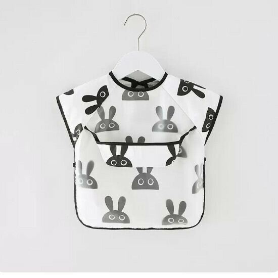 Popular baby bibs/baby drool shoulders [ins black and white style short sleeves (double style)] [90 yards-110 yards] [please contact customer service to confirm the delivery size after placing the order]