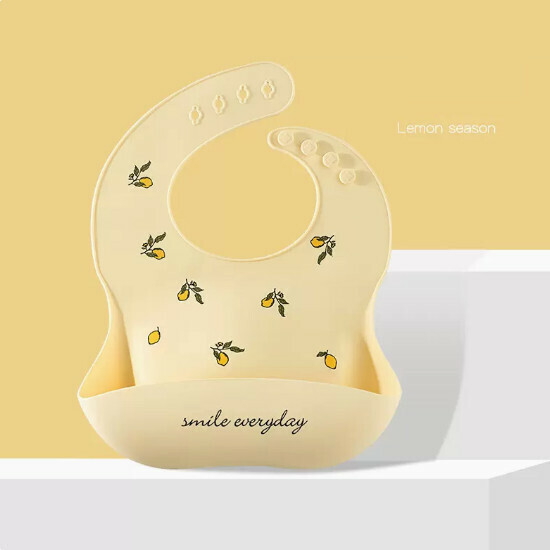 Popular baby drool shoulders [yellow lemon season]