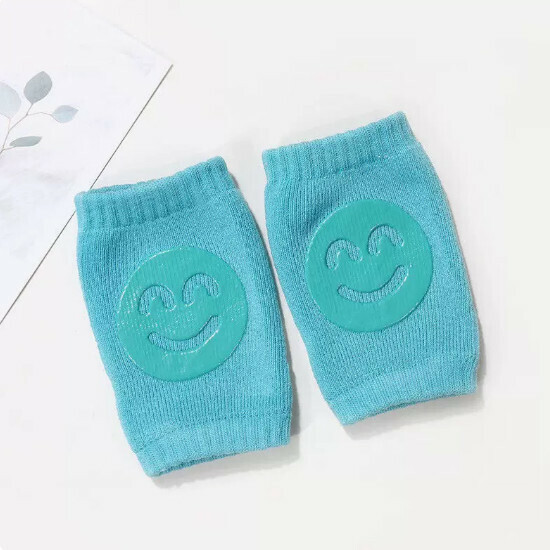 Hot Recommendation [1 Pair] Children's Knee Pad Cover [Dark Green [New Smiling Face Knee Pad] [Size: One Size]