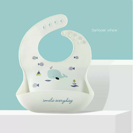 Hot style baby drool shoulder [Sailboat Whale]