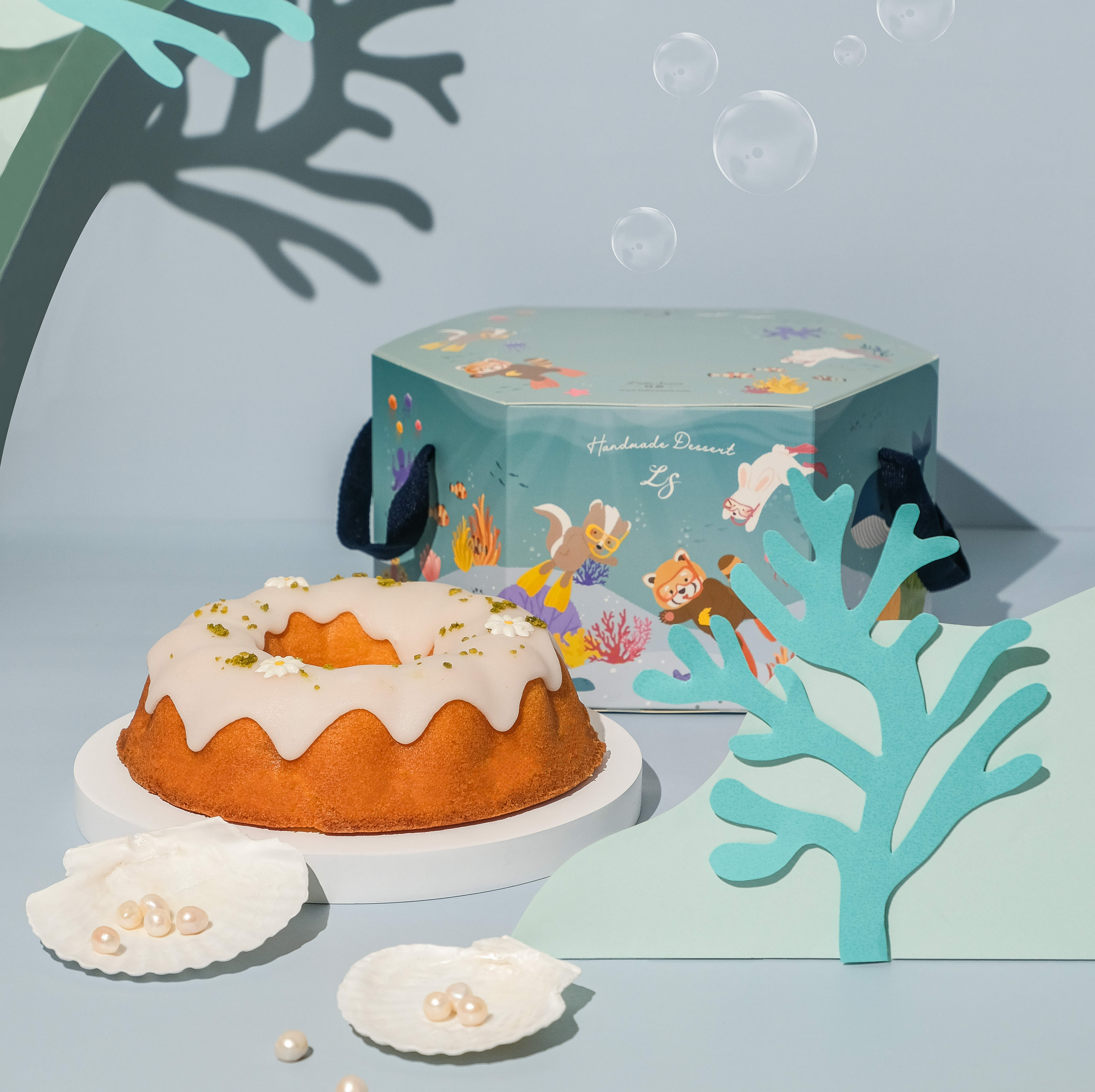 【時甜】海底世界-花圈蛋糕-準媽咪試吃版