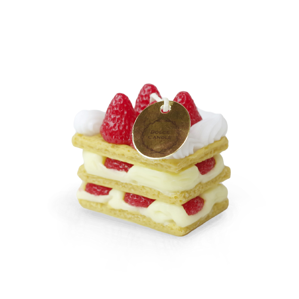 甜點造型祈念蠟燭 法式千層酥