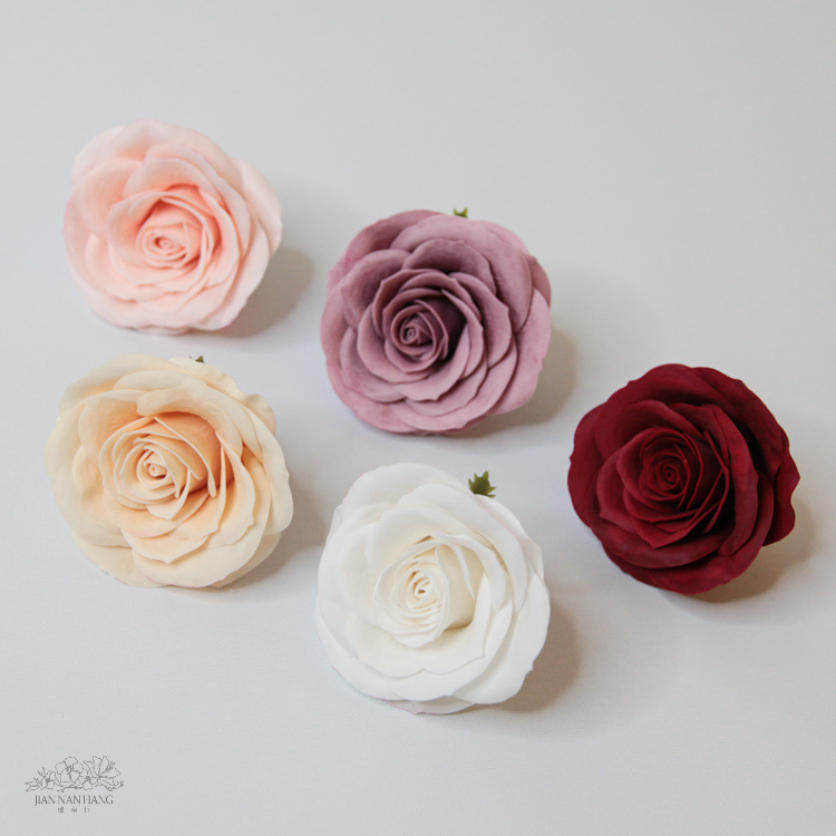 香皂花 蘇醒玫瑰花頭 5色