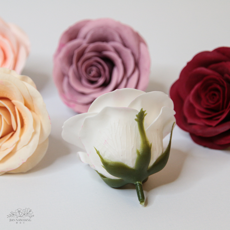 香皂花 蘇醒玫瑰花頭 5色