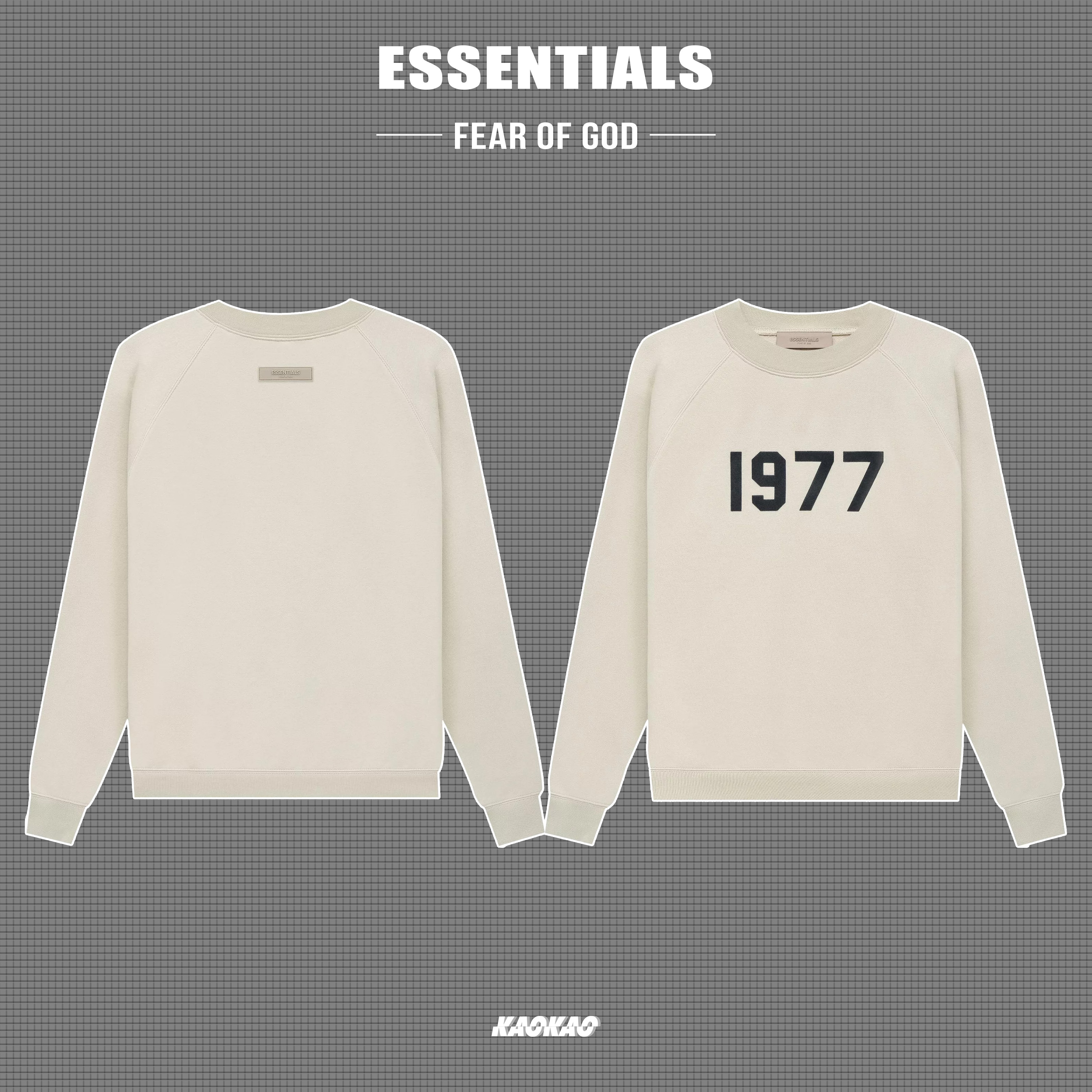 FEAR OF GOD Essentials 1977 LOGO 大學TEE【192BT212041F】