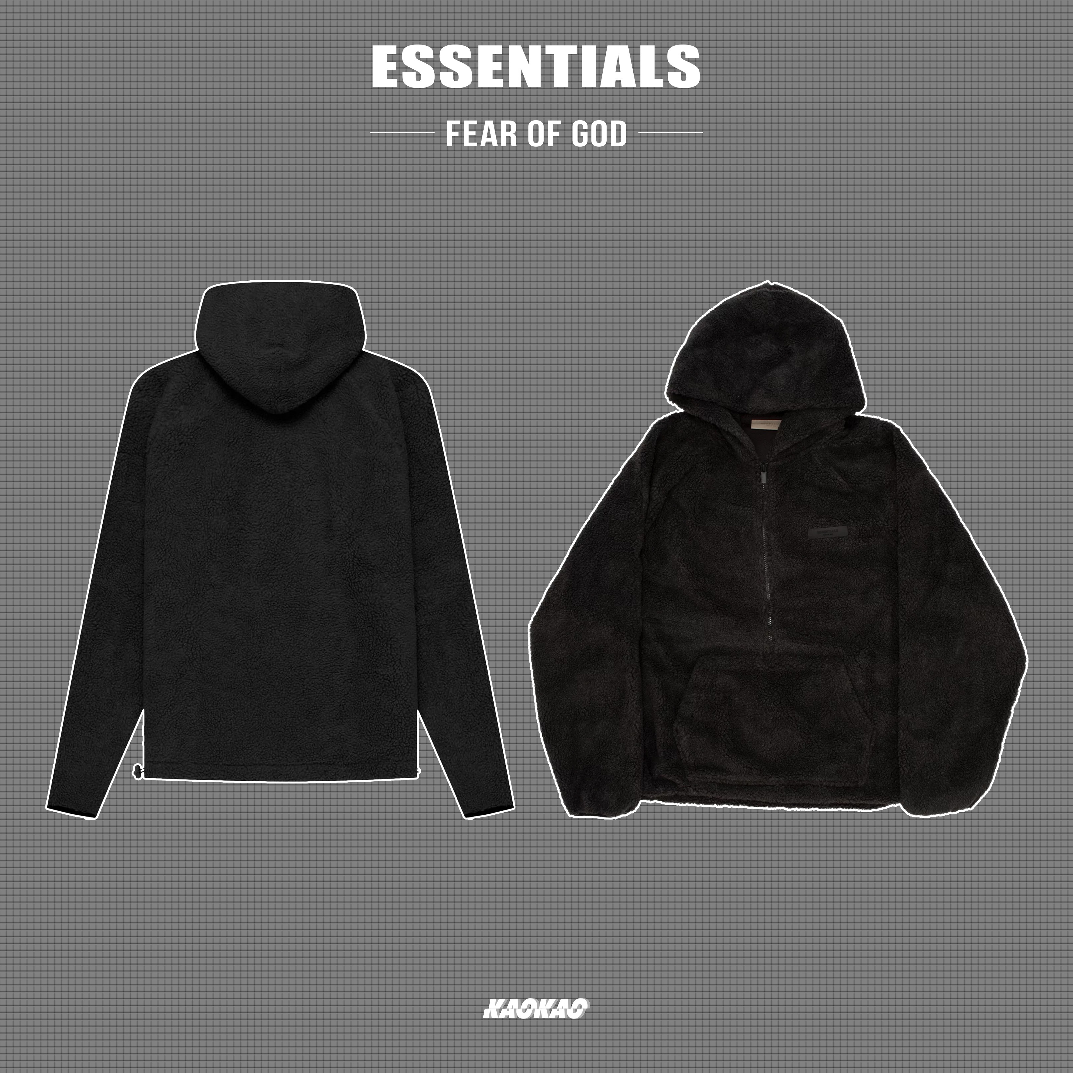 FEAR OF GOD Essentials 搖粒絨半拉鍊外套【192BT212150F】