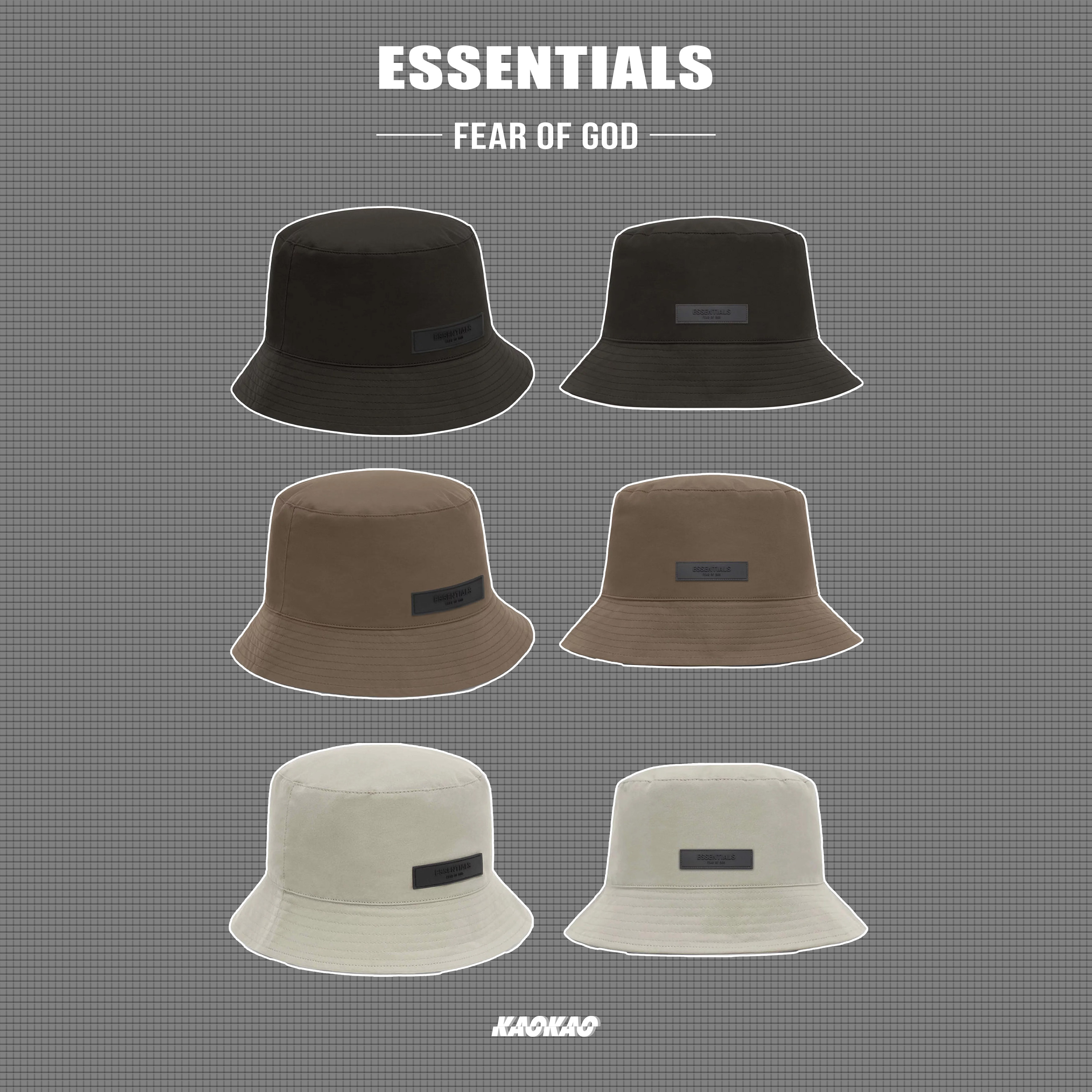 FEAR OF GOD Essentials Bucket Hat 帽子【642SU224005F】