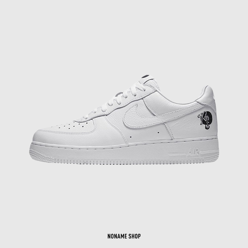 NIKE AIR FORCE 1 ROC-A-FELLA 唱片 全白 低筒 (男款)