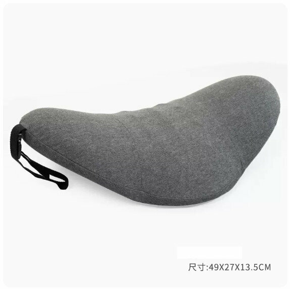 Hot push lumbar cushion [dark gray] [49*27*13.5cm]