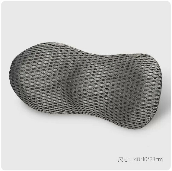 Hot Recommended Car Back Cushion Lumbar Cushion [4D Mesh Gray (Single Lumbar Backrest)]