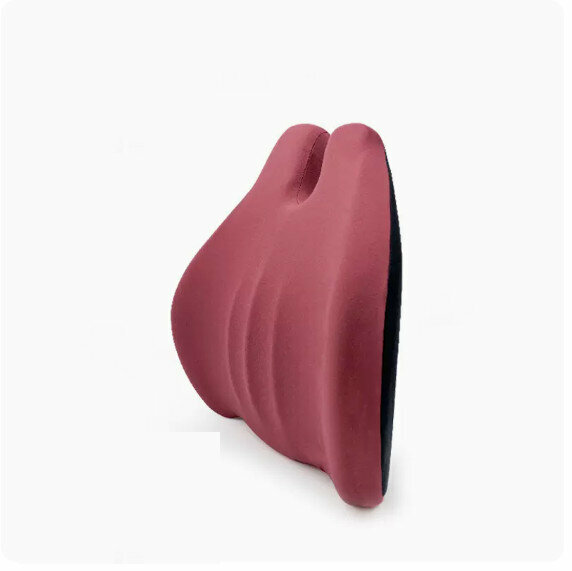 Hot recommended lumbar support [horn waist support ocher red] [41*11*32CM]