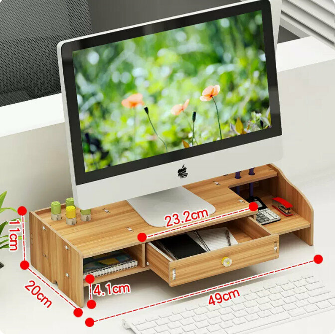Hot recommended computer elevated rack (P06 walnut)