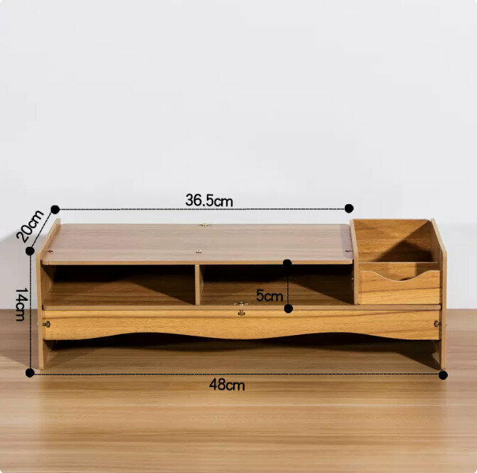 Hot recommended computer elevated stand (D20 walnut)