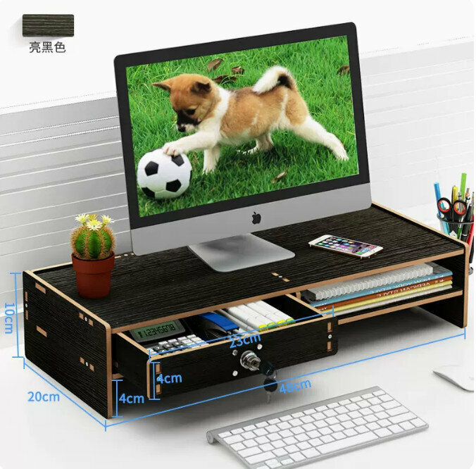 Hot recommended computer elevated stand (X02 black)