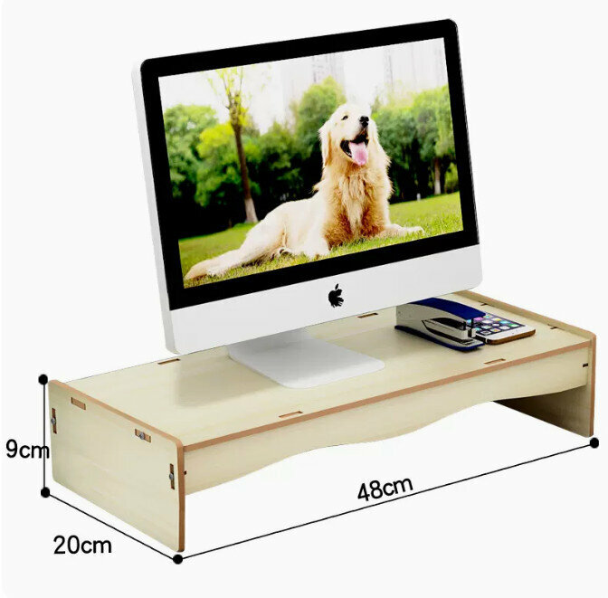 Hot recommended computer elevated stand (NPC01 white maple)
