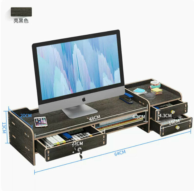Hot recommended computer elevated stand (X04 black)