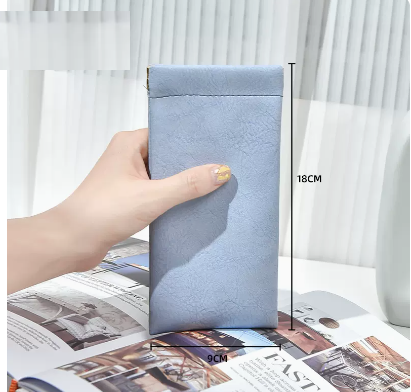 Popular glasses bag (haze blue)