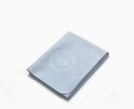 Popular glasses cloth (40cm*40cm large glasses cloth blue [free regular glasses cloth_glasses cleaning fluid])
