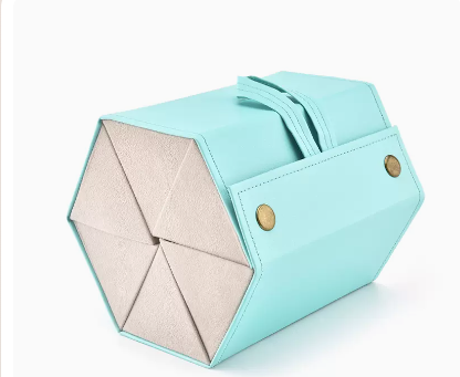 Popular glasses storage box (6 compartments-green)