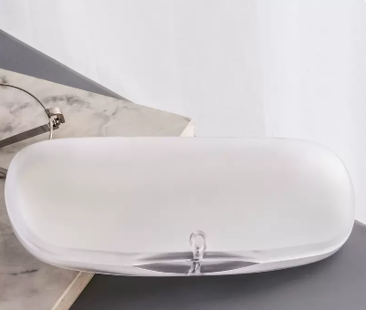 Popular glasses case (Japanese white)