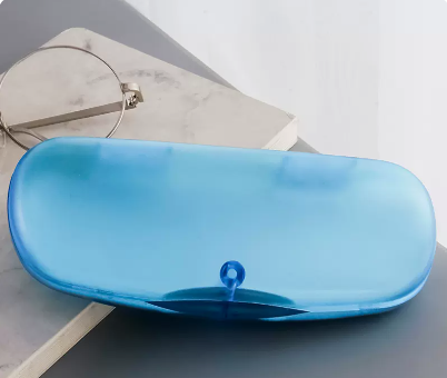 Popular glasses case (literary blue)