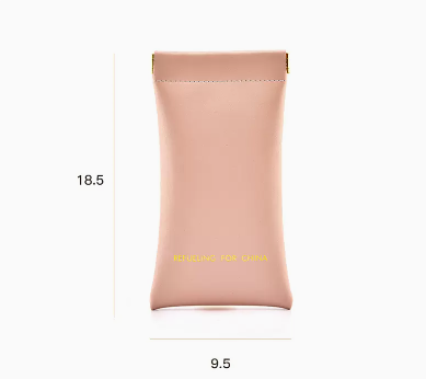 Popular glasses bag (rose pink)