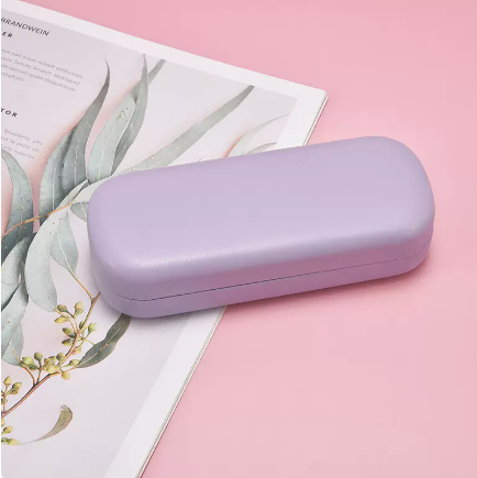 Popular glasses case (Taro Purple (comes with lens cloth + cleaning fluid))