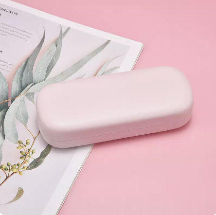 Popular glasses case (Sakura pink (comes with lens cloth + cleaning fluid))
