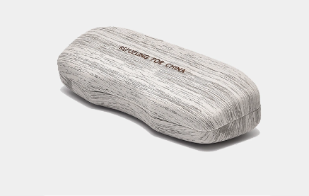 Popular glasses case (light gray)