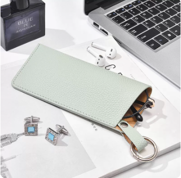 Popular glasses bag (light cyan)
