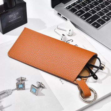 Popular glasses bag (brown)